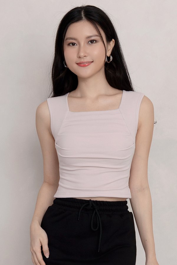Sonia Padded Top Ash Lavender *PLUSH*