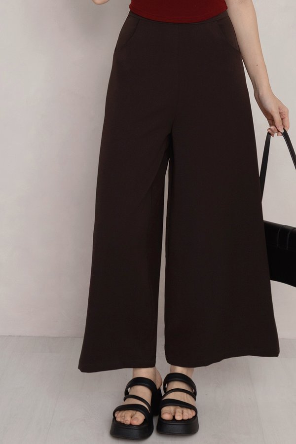 Kara Culottes Dark Cocoa
