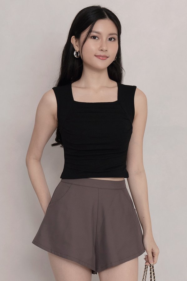 Sonia Padded Top Black *PLUSH*