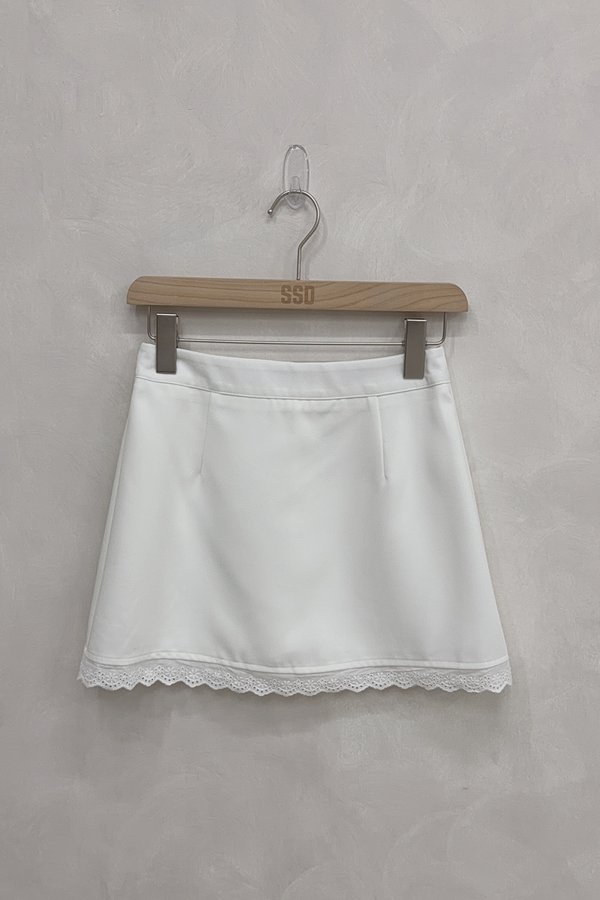 Delphine Lace Skorts White Delphine Lace Skorts White