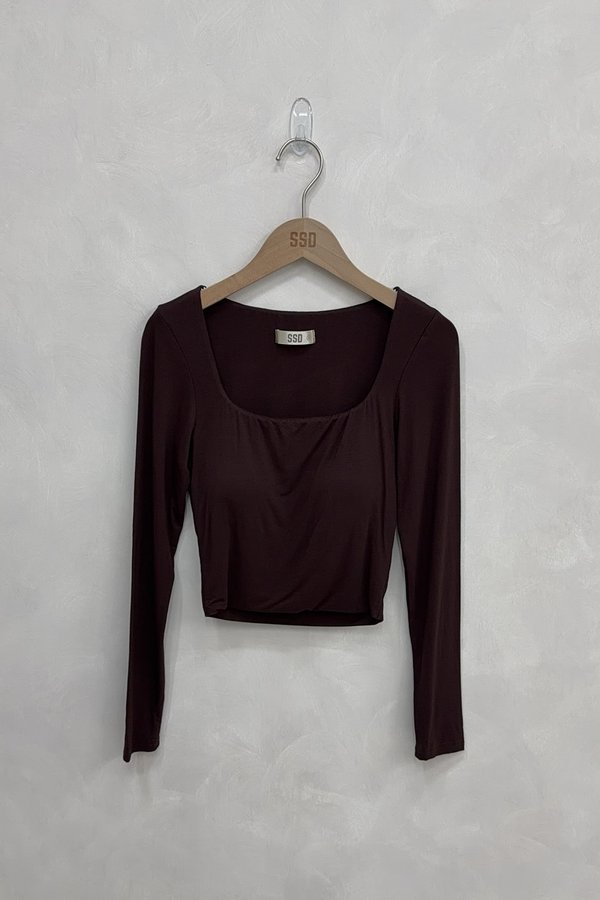 Shanice Padded Top Dark Cocoa *MM* Shanice Padded Top Dark Cocoa *MM*