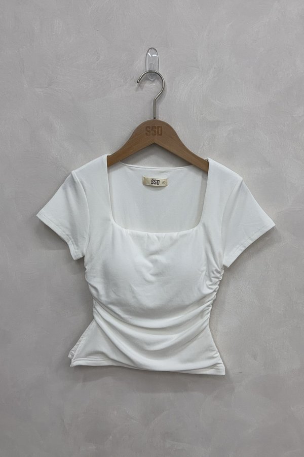 Nerida Padded Top White *PLUSH*