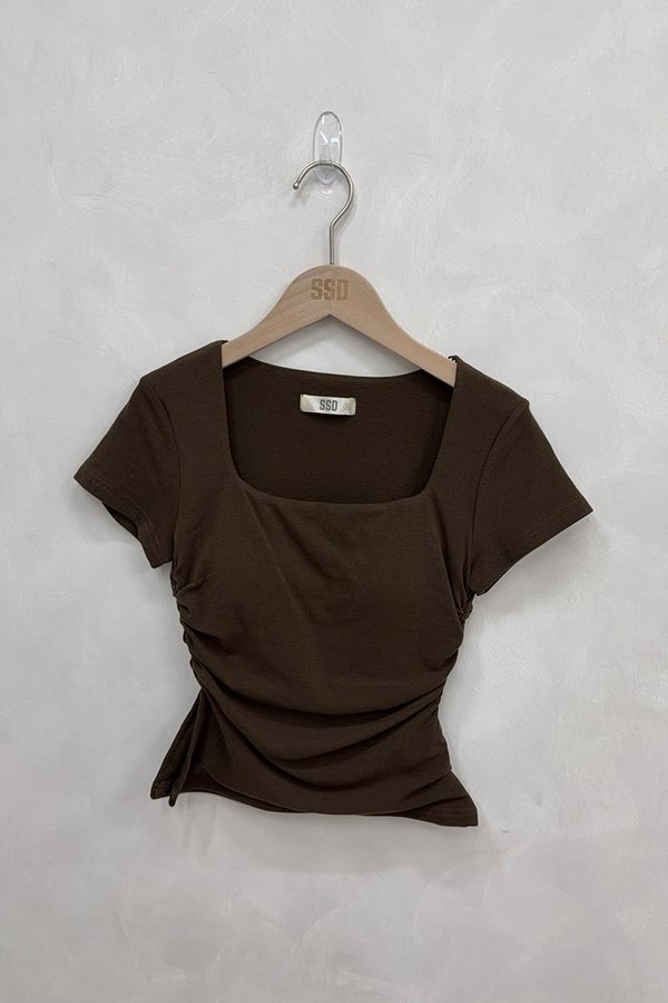 Nerida Padded Top Dark Cocoa *PLUSH*
