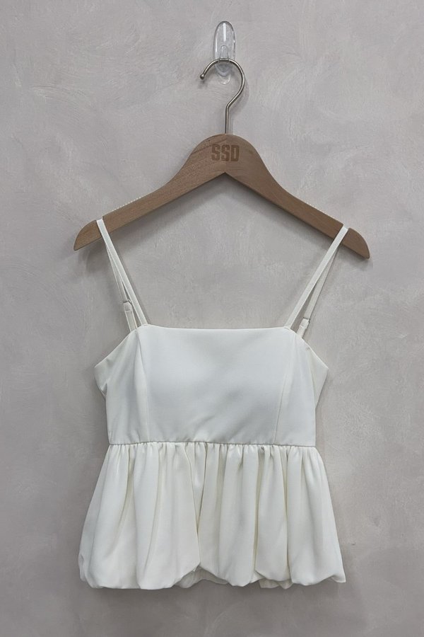 Tina Padded Top White