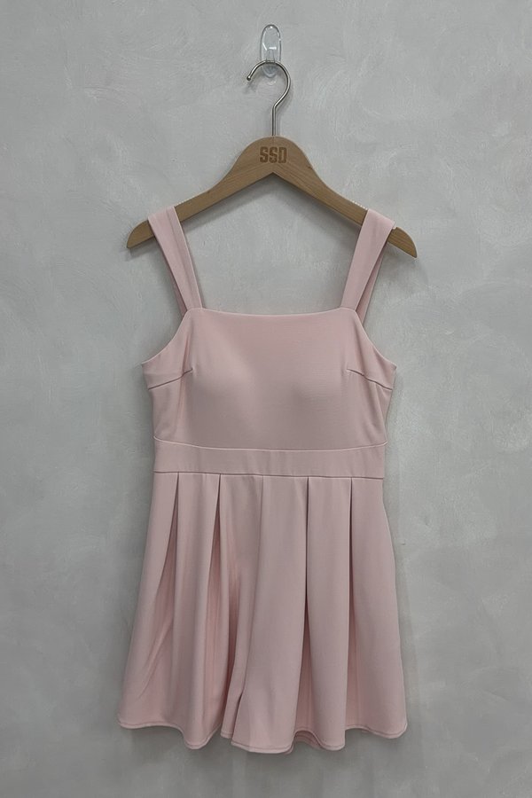 Rose Padded Romper Pink
