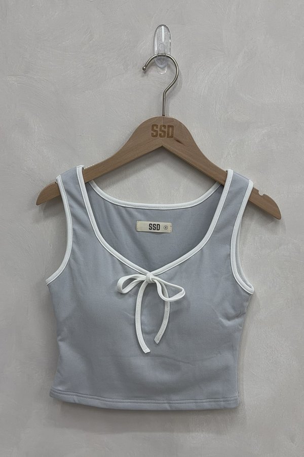 Ellerie Padded Top Ice Grey Blue *PLUSH*