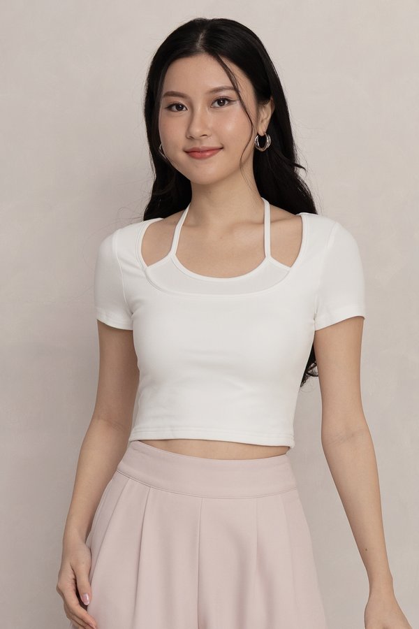 Nadine Padded Top White *PLUSH*