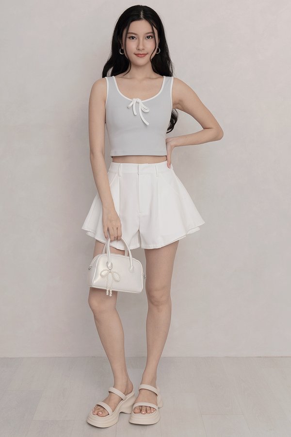 Ellerie Padded Top Ice Grey Blue *PLUSH*