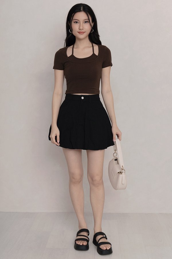 Nadine Padded Top Dark Cocoa *PLUSH*