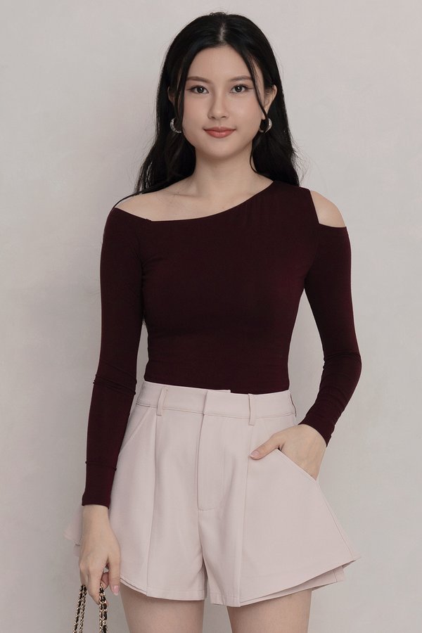 Frida Padded Top Burgundy *MM*