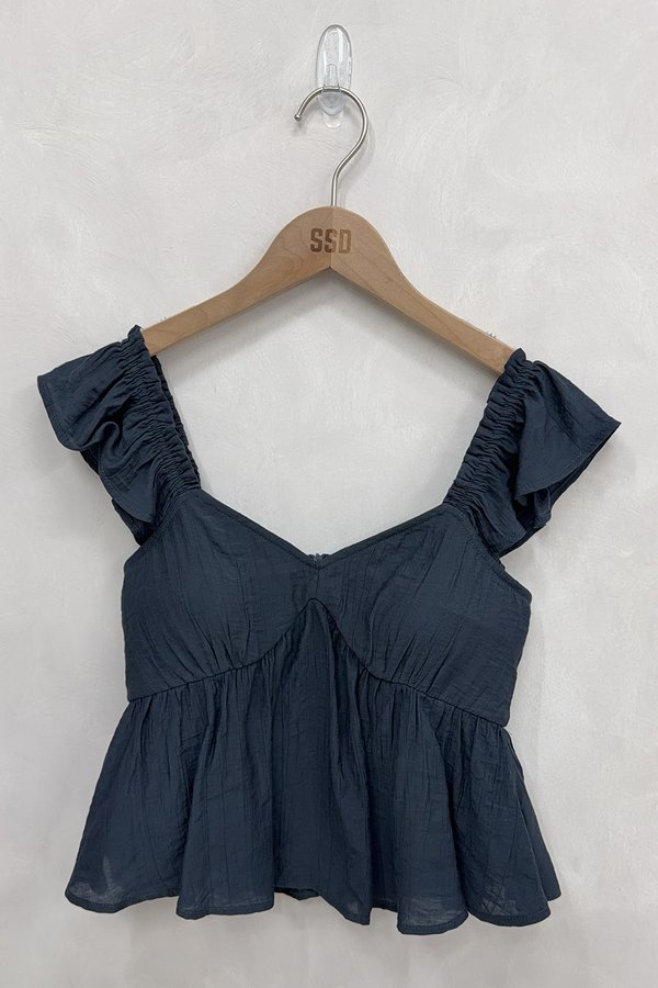 Sydney Padded Top Dark Forest