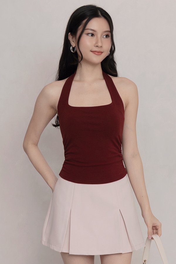 Azura Padded Top Maroon *PLUSH*