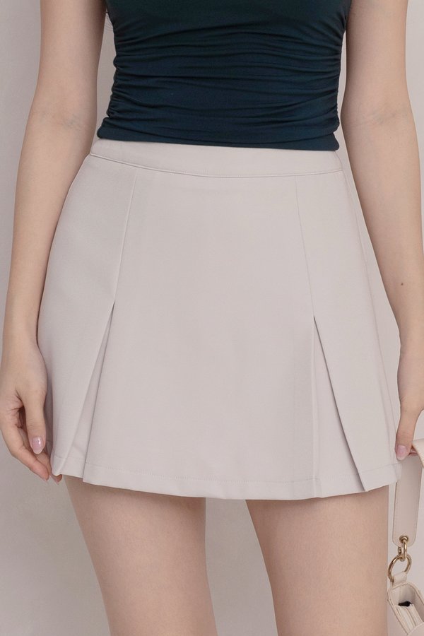 Milica Skorts Ecru Grey