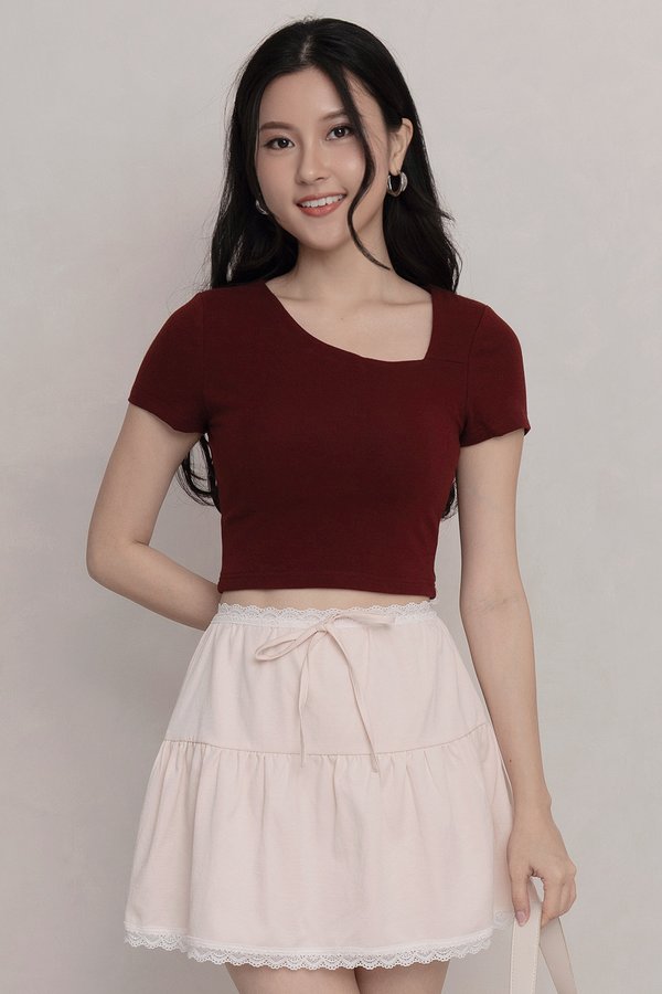 Niva Padded Top Maroon *PLUSH*