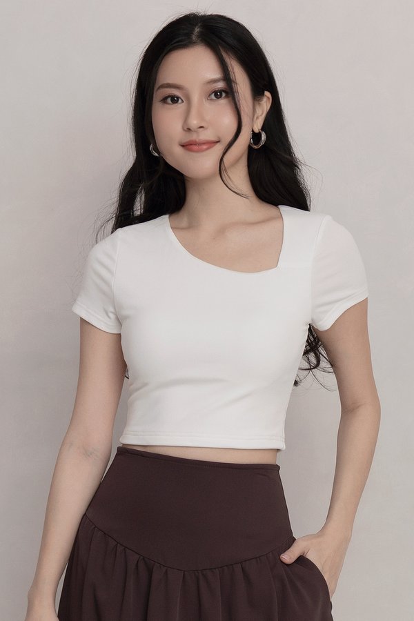 Niva Padded Top White *PLUSH*