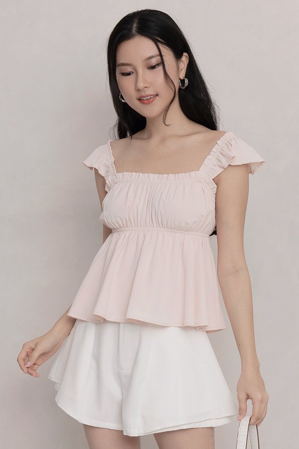 Aveline Top Peach Pink