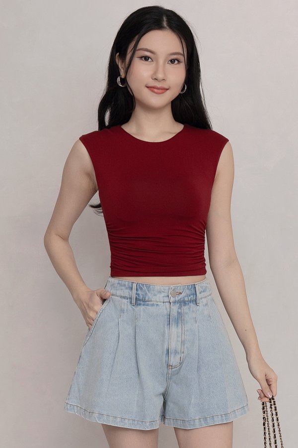 Skye Padded Top Cherry Red *TOFU*