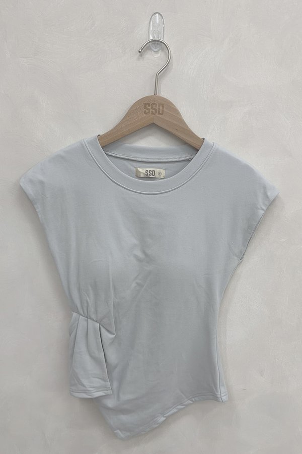 Brissa Padded Top Ice Grey Blue *PLUSH*
