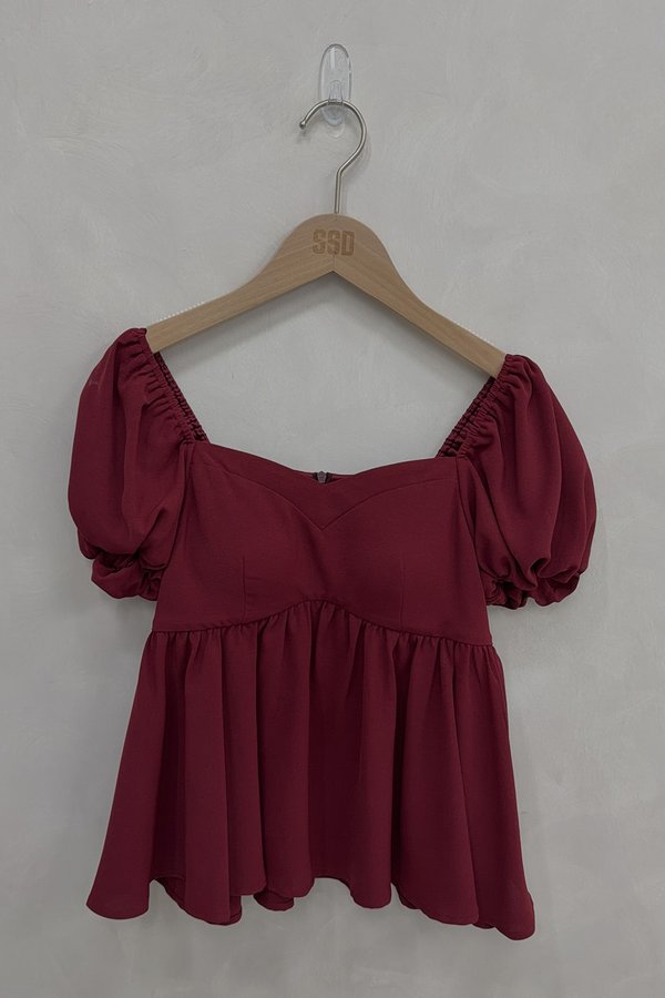 Misty Padded Top Cherry Red