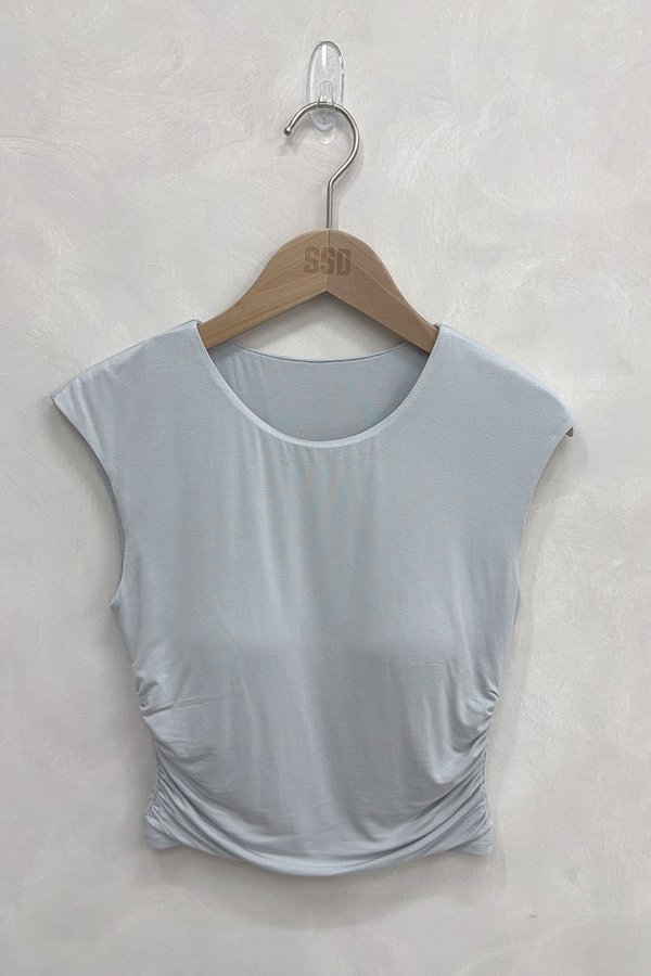 Skye Padded Top Ice Grey *TOFU*