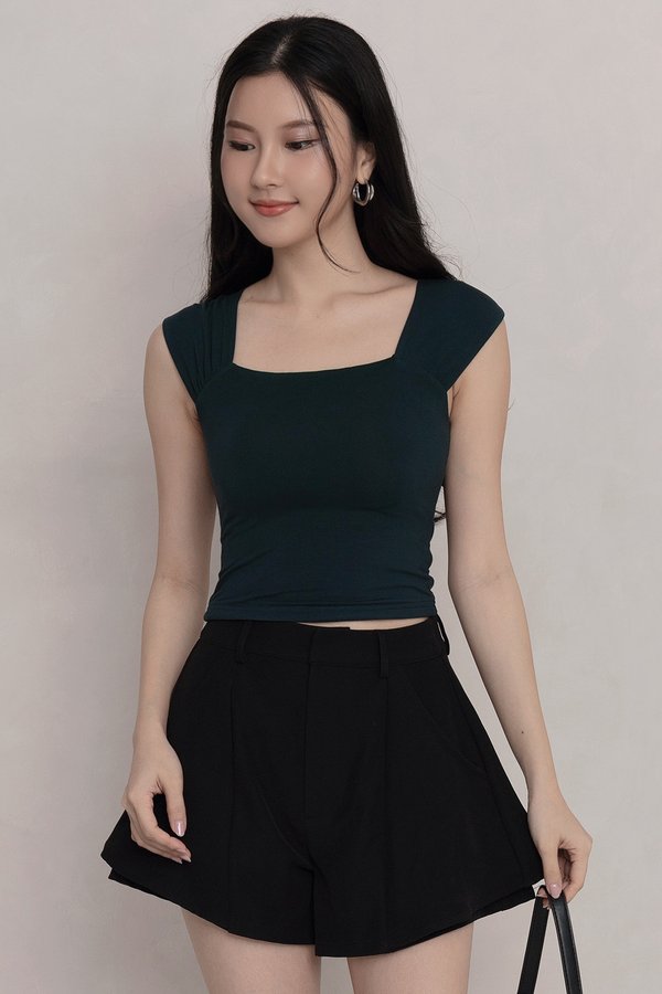 Giselle Padded Top Forest *TOFU*