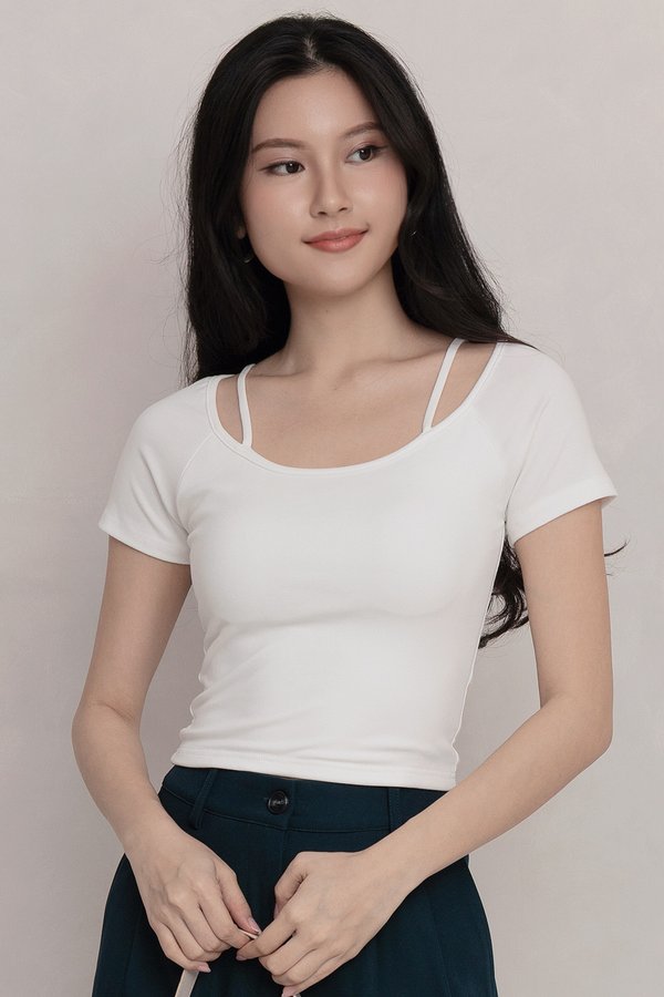 Beryl Padded Top White *PLUSH*