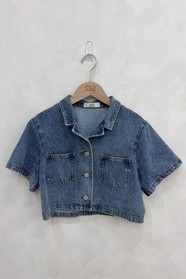 Sasha Denim Jacket Stone Wash