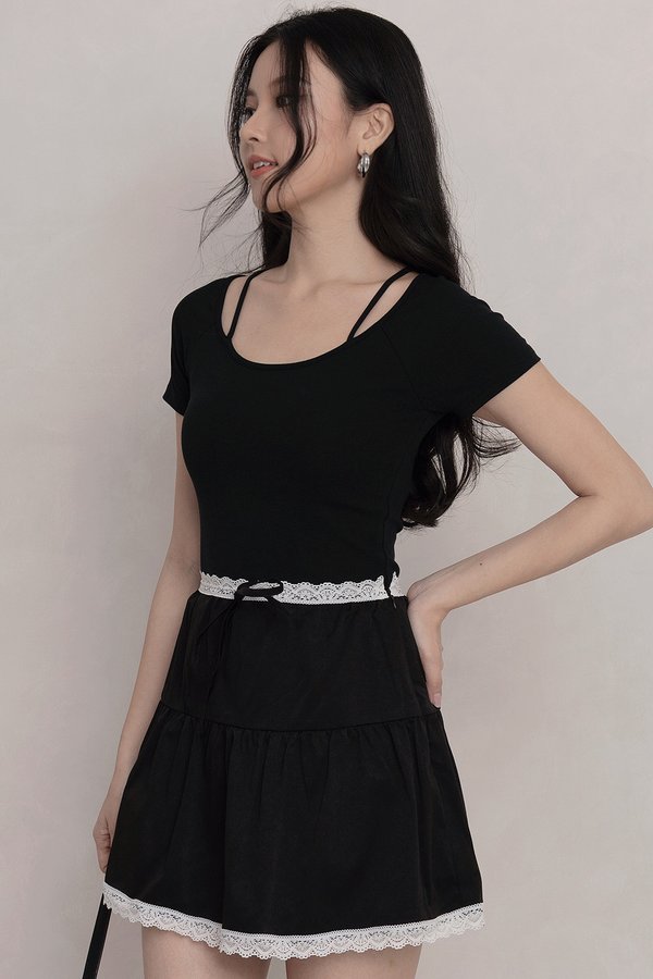 Beryl Padded Top Black *PLUSH*