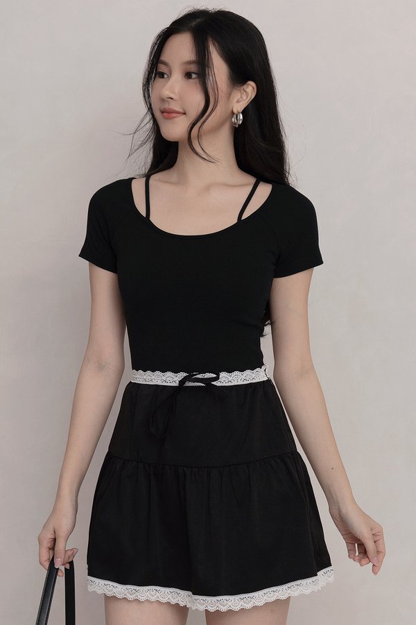 Beryl Padded Top Black *PLUSH*