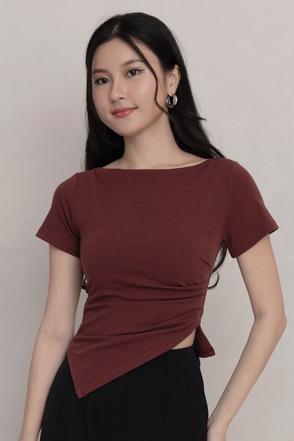 Sandra Padded Top Terracotta *PLUSH*