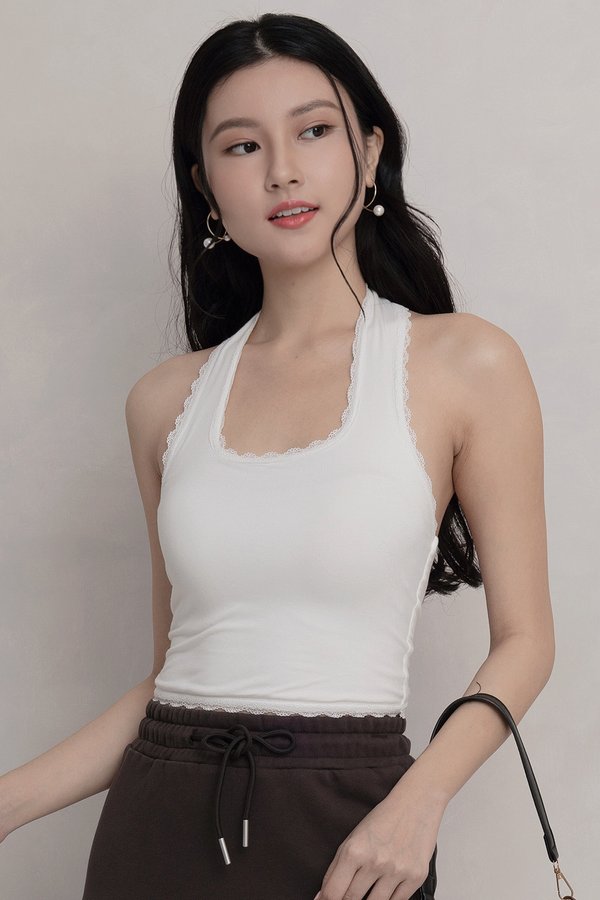 Harper Padded Top White *TOFU*