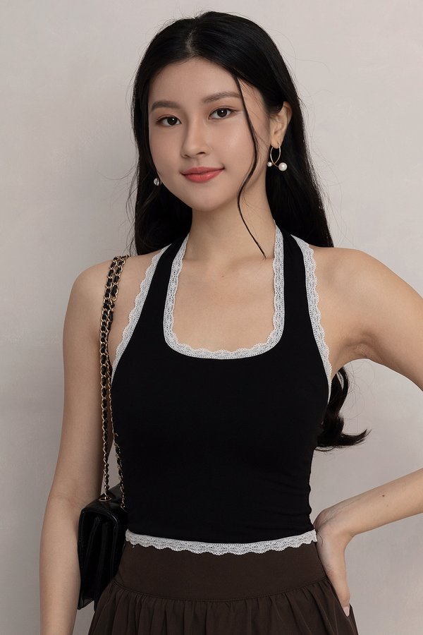 Harper Padded Top Black *TOFU*