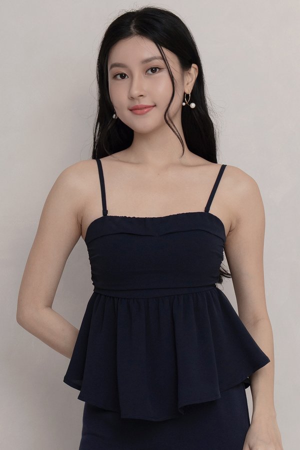 Dessa Padded Top Navy