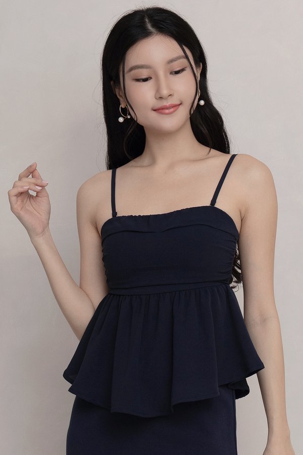 Dessa Padded Top Navy