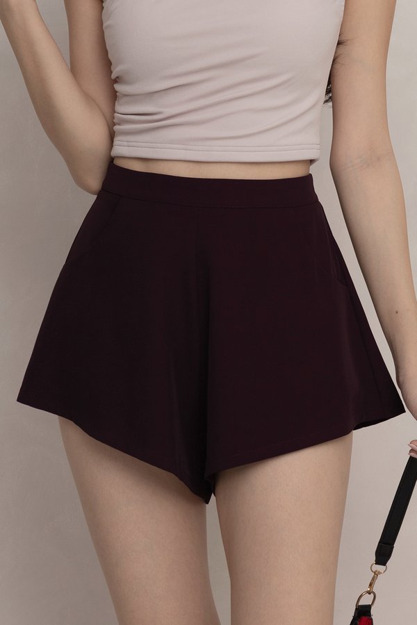 Hannah Shorts Burgundy