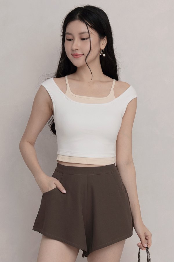 Hannah Shorts Pecan Brown