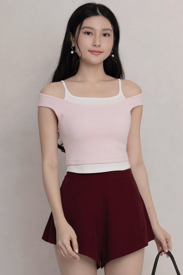 Hannah Shorts Maroon