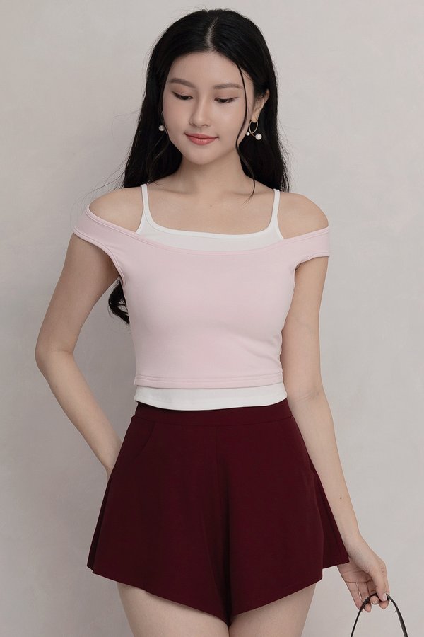 Hannah Shorts Maroon