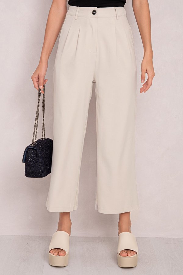 Kassidi Culottes Ecru Grey
