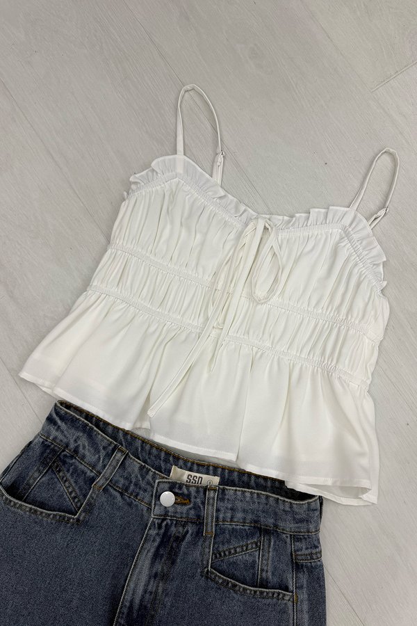 Beatrice Top White