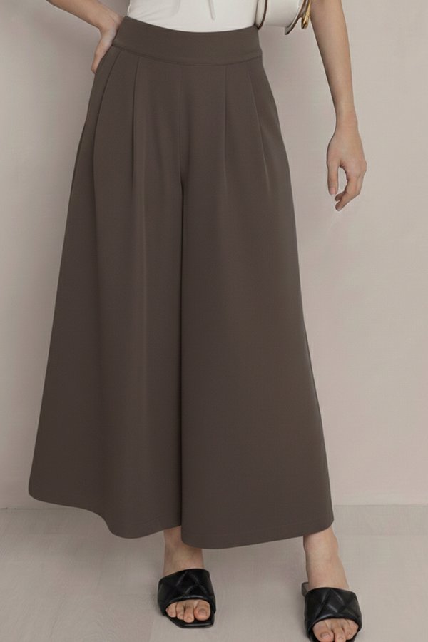 Cleeo Culottes Ash Brown