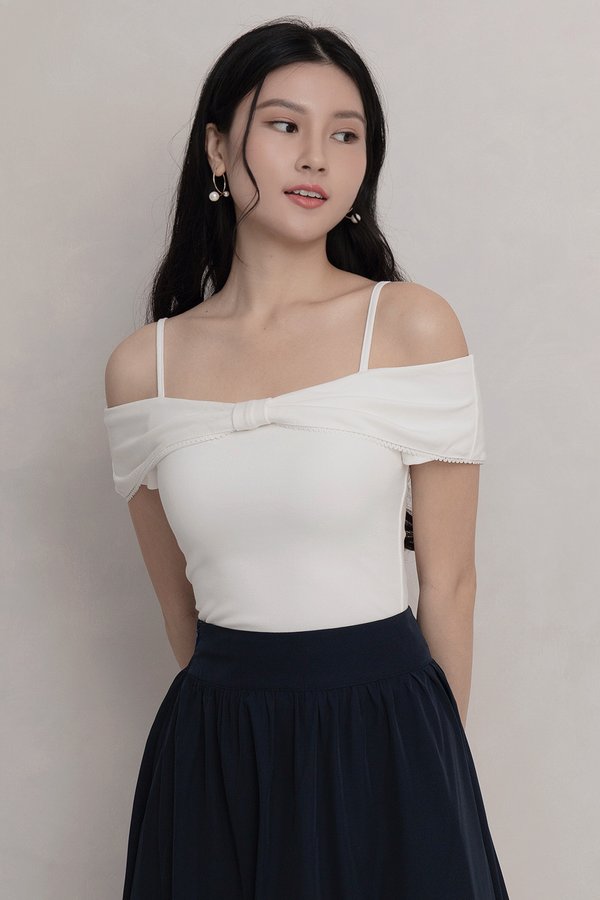 Belle Padded Top White *PLUSH*