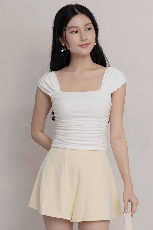 Moona Padded Top White *PLUSH*
