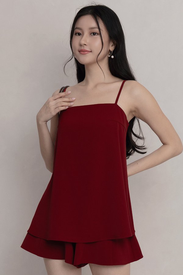 Marina Top Cherry Red