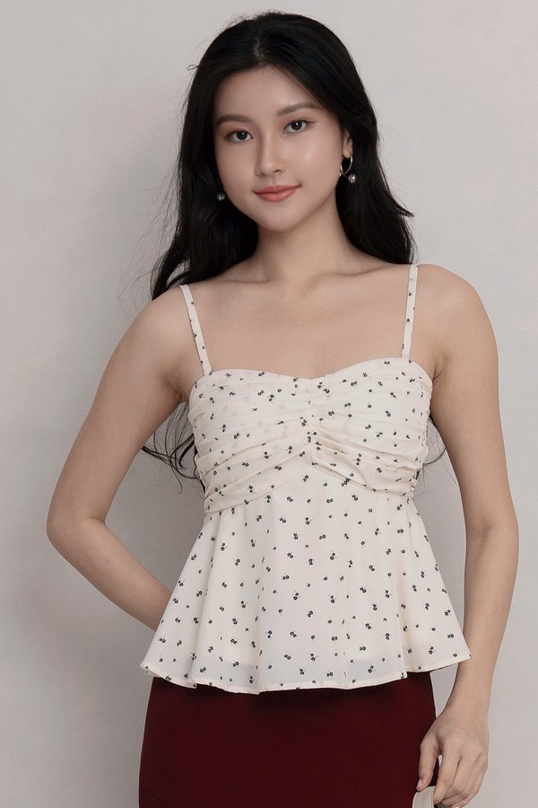 Lavina Padded Top Creamy Floral