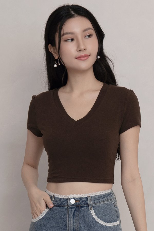 Caprice Padded Top Dark Cocoa *PLUSH*