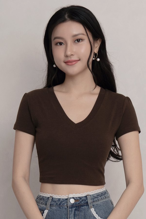 Caprice Padded Top Dark Cocoa *PLUSH*