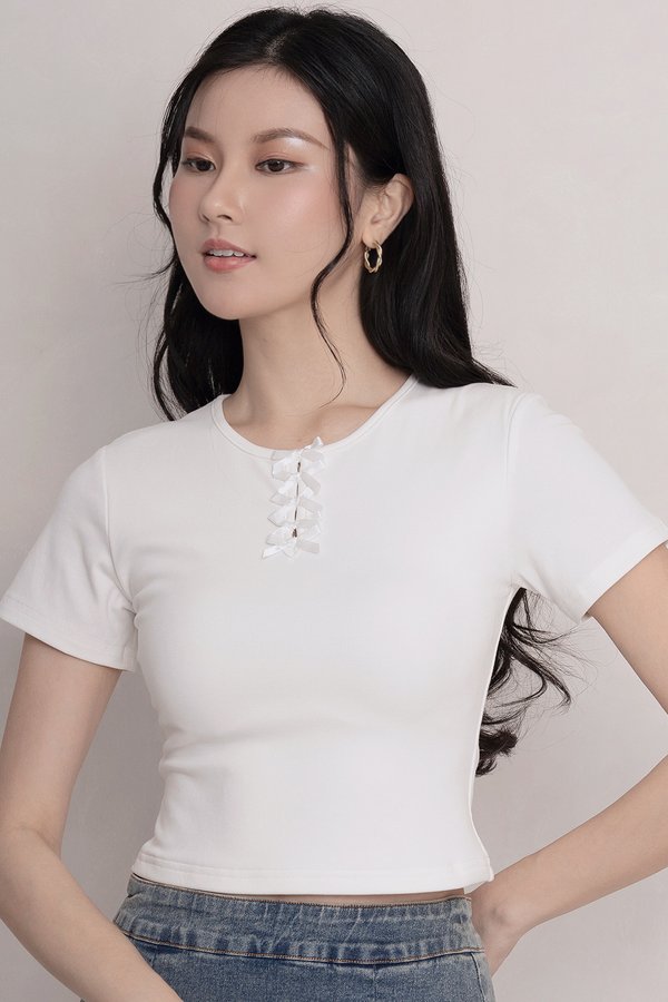 Ravie Padded Top White *PLUSH*