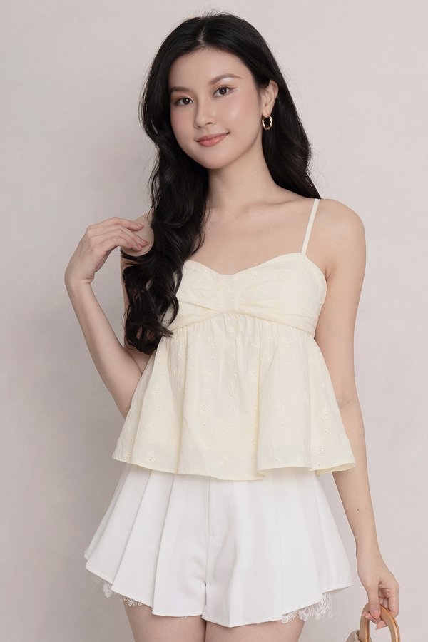 Alaric Padded Top Buttermilk