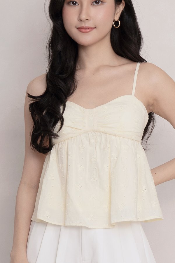 Alaric Padded Top Buttermilk